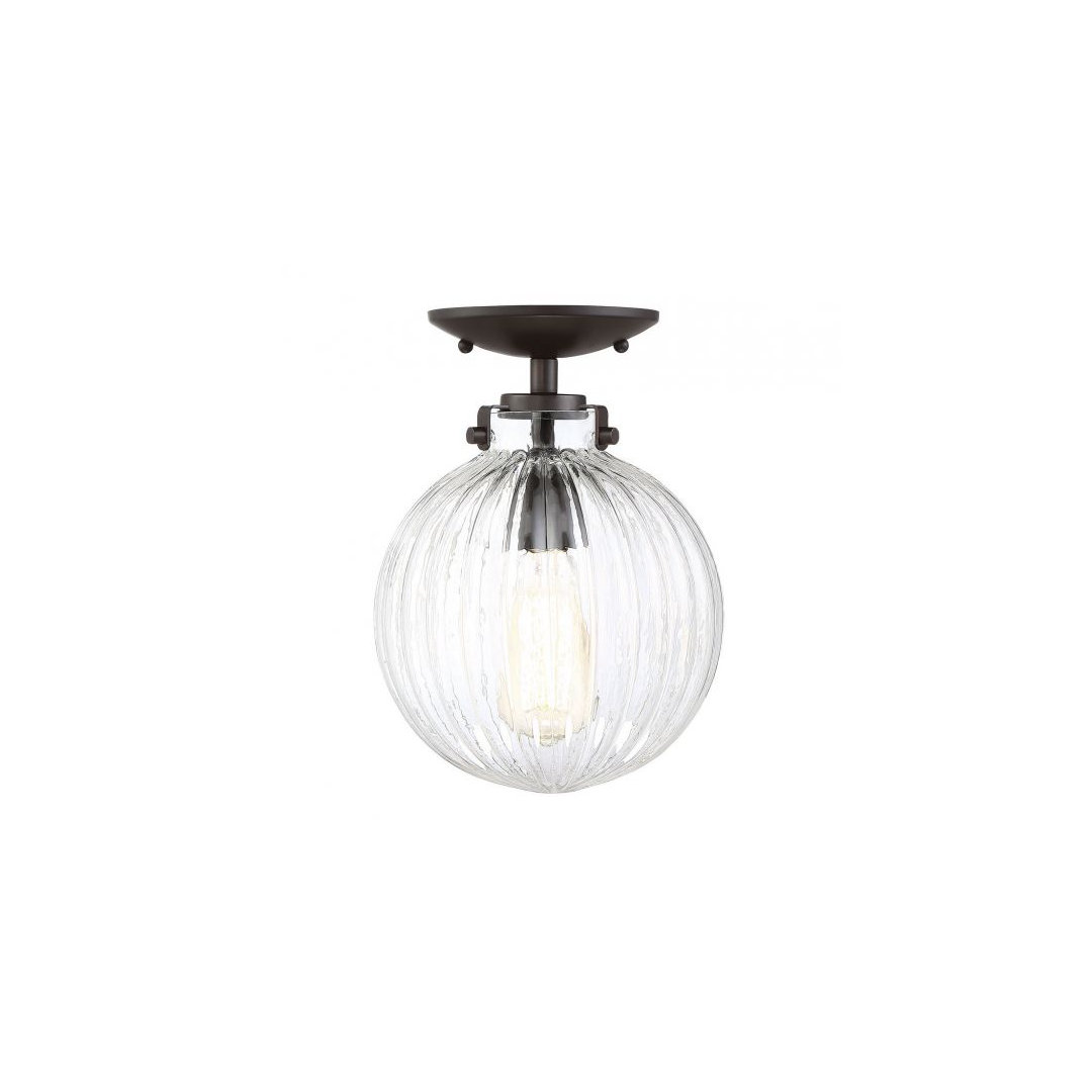 Kaydan 1 - Light 8" Semi Flush Mount